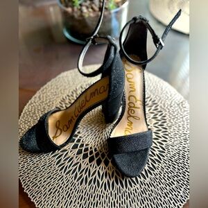 Black Glam Mesh Yaro Sam Edelmen shoes size 8!!
